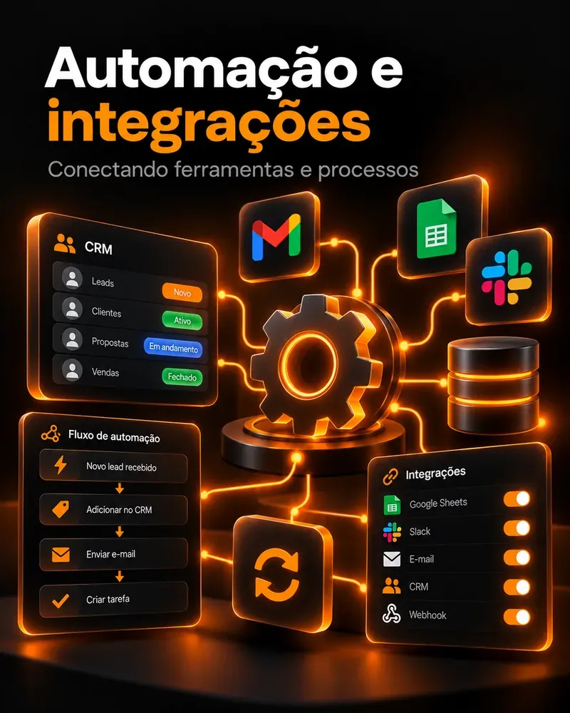 Automação e integrações — conectando ferramentas e processos